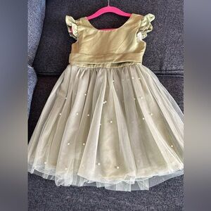 Elegant Green Kids Dress